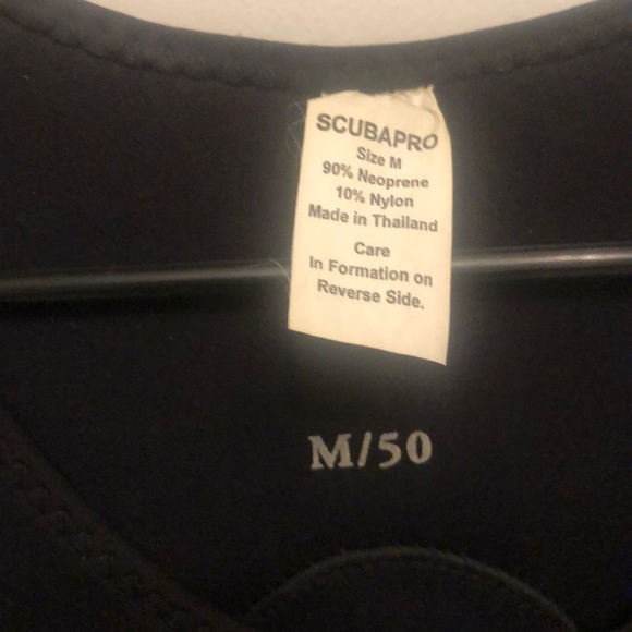 Scubapro Black Diver Suit Wetsuit TPF 18 Medium/50 - Picture 3 of 4